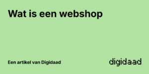 Afbeelding van Artikel Wat is een webshop - door Digidaad