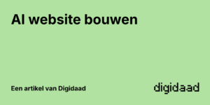 Afbeelding van Artikel AI website bouwen - door Digidaad