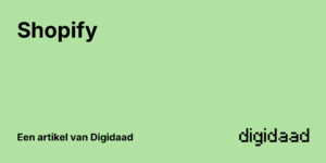 Afbeelding van Artikel Shopify - door Digidaad