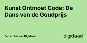Afbeelding van Artikel Kunst Ontmoet Code: De Dans van de Goudprijs - door Digidaad afbeelding van een website case verhaal